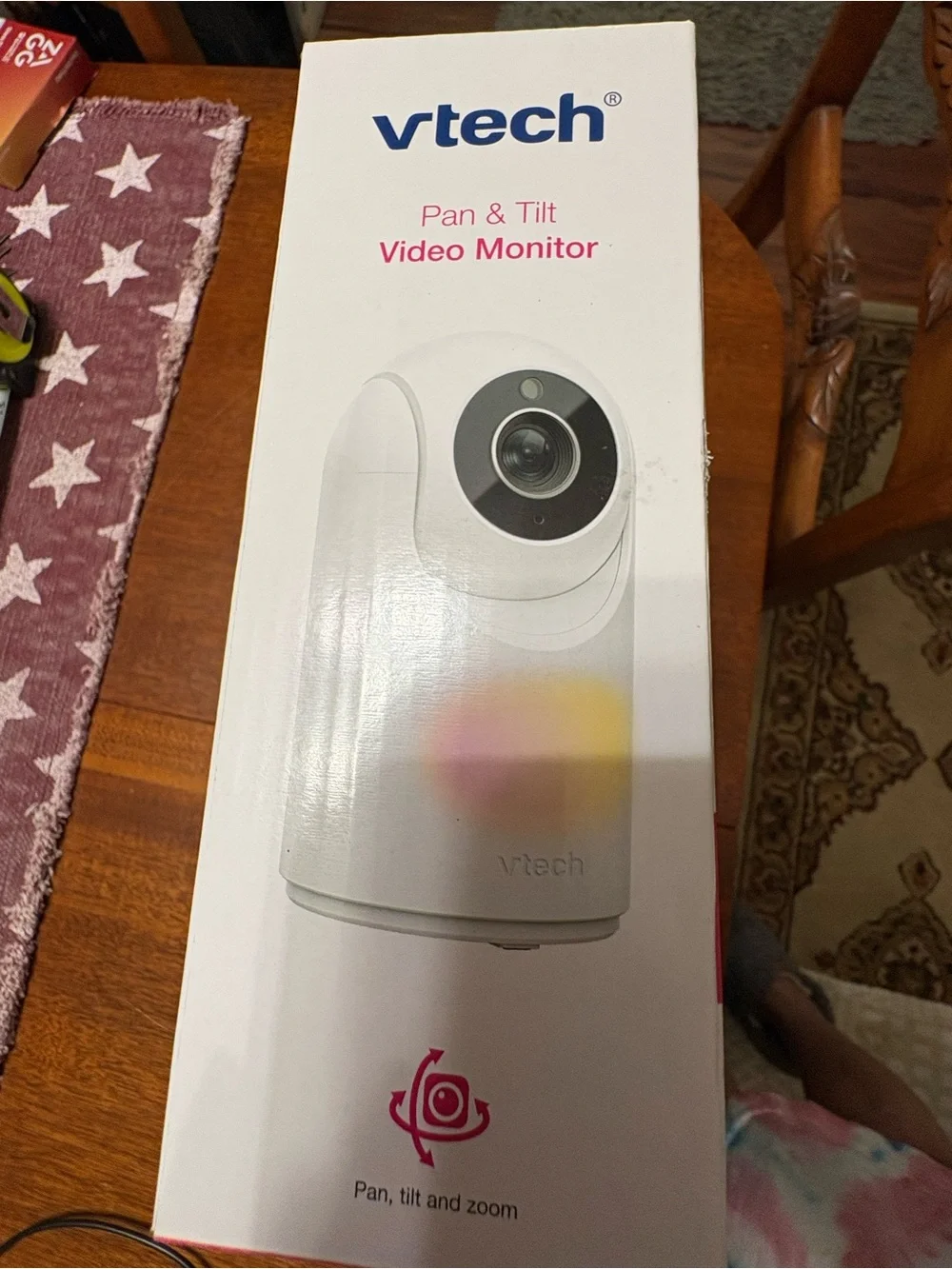VTech White Pan & Tilt Video Monitor with 5